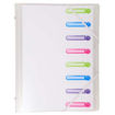 Picture of EXAC A4 CHROMALINE FILE BOX WHITE WITH 8 TABS